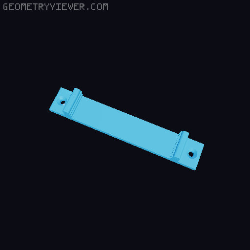 TP-Link AXE5400 Wall Bracket 3D model thumbnail