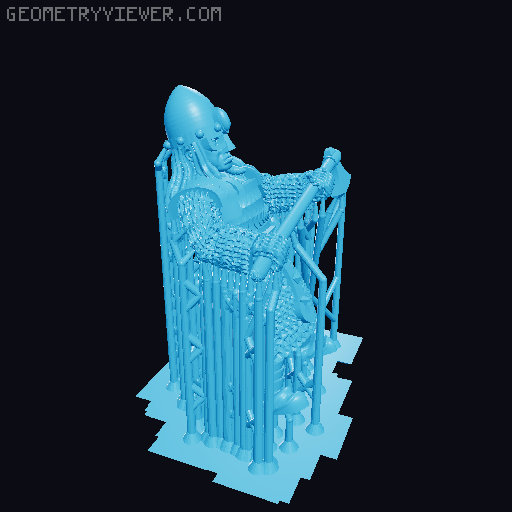 Skanderan Lordlings with Great Axes 3D model thumbnail