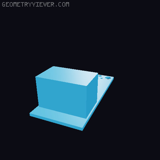 STEP Dummy for 18650 holder 3D model thumbnail