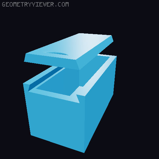 This is a fully parametric box with a matching lid designed in Fusion 360. 3D model thumbnail