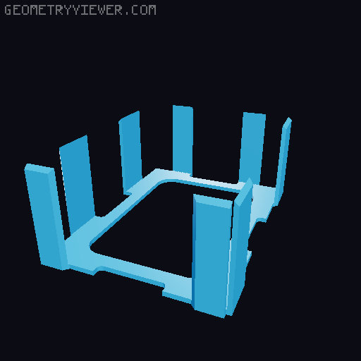 Heroes 3 board game storage 3D model thumbnail