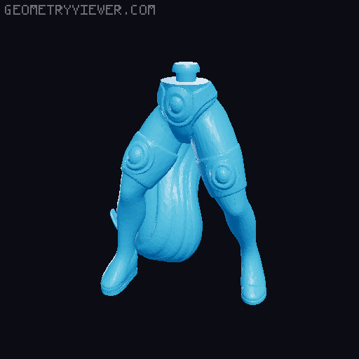 Bucky OHare First Mate Jenny Action Figure 3D model thumbnail