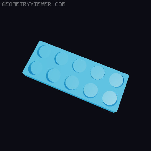 Gridfinity NUUN Tube Storage 3D model thumbnail