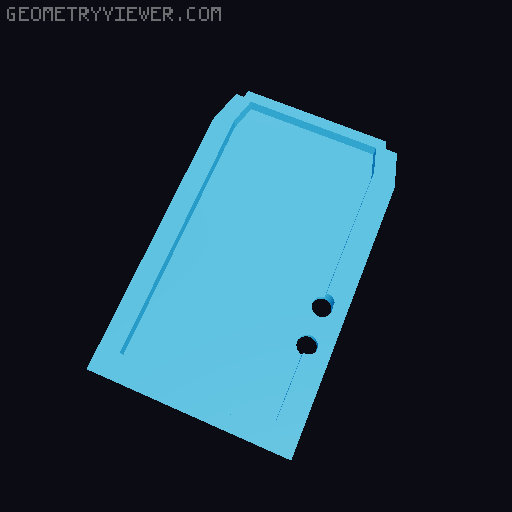 TP4056 + XT30 Case 3D model thumbnail