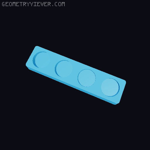 Gridfinity NUUN Tube Storage 3D model thumbnail
