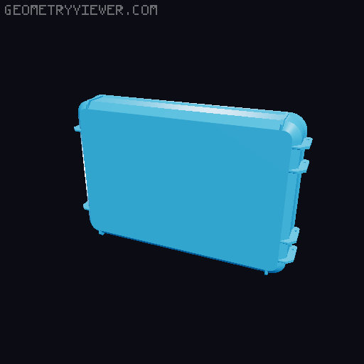 Oculus Quest 2 Case 3D model thumbnail