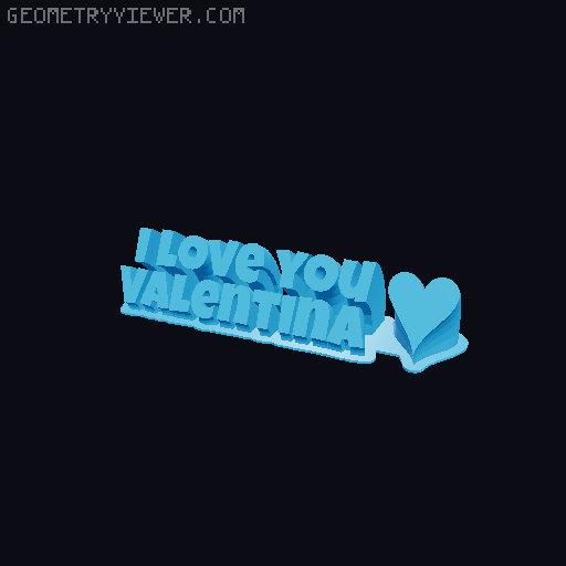 I love you... 3D model thumbnail