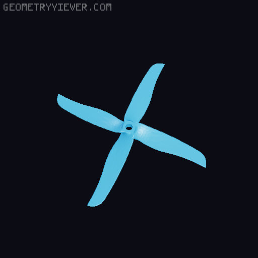  6 Inch Prop 6035 V3.1 3D model thumbnail
