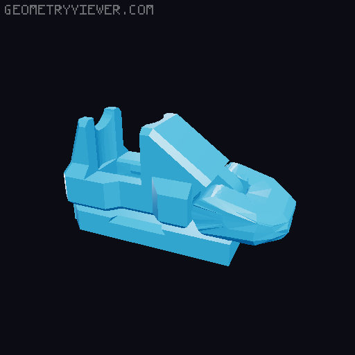 Dummy 13 lego feet 3D model thumbnail