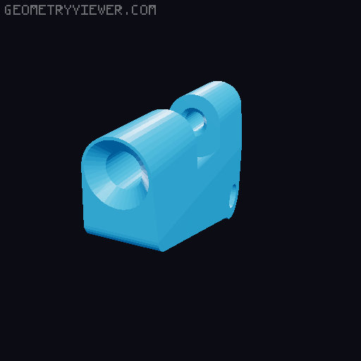 Lack Enclosure Latch C270 Camera Mount 3D model thumbnail