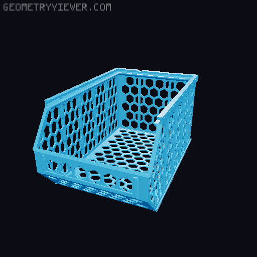 Stackable Basket Remix 3D model thumbnail