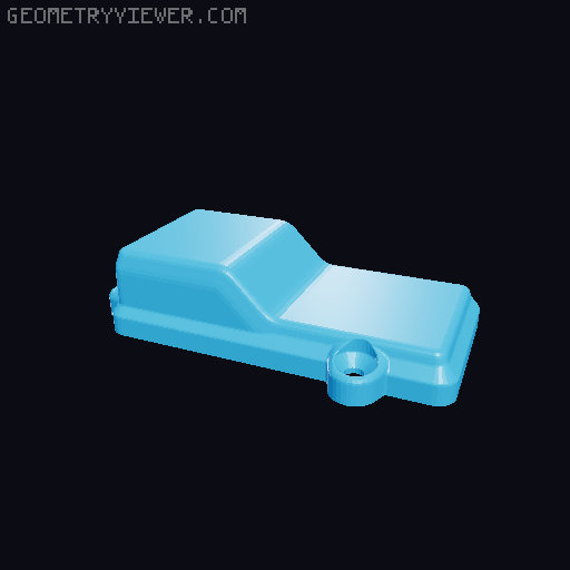Nitro Rustler Receiver Box 3D model thumbnail