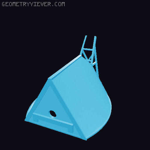 British windmill 3D model thumbnail