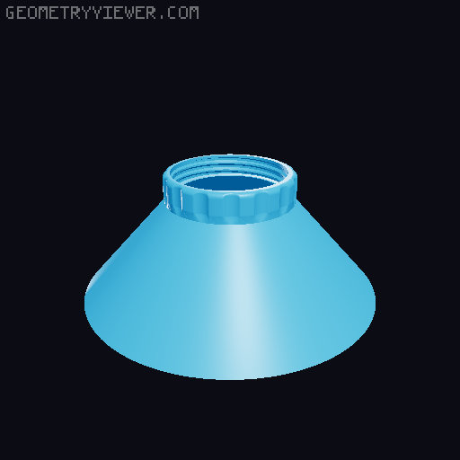 Stronger Silica gel spool container 3D model thumbnail