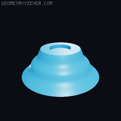 M.O.D.O.K. mini mason jar lid 3D model thumbnail