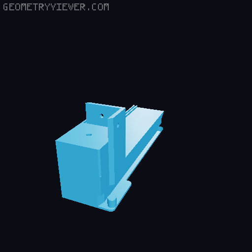 Pocket Doors for Lack Enclosure v2 3D model thumbnail