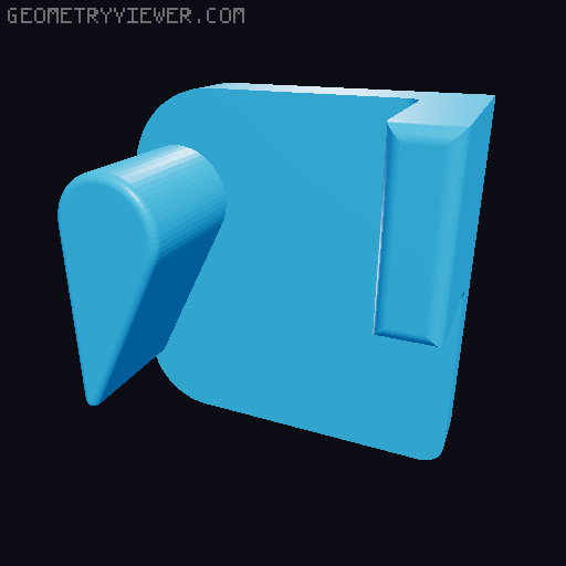 Multiboard Knipex Cobra Holder Onshape / Parametric 3D model thumbnail