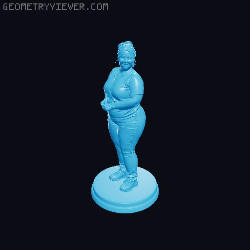 Confident Woman Workers 3D model thumbnail