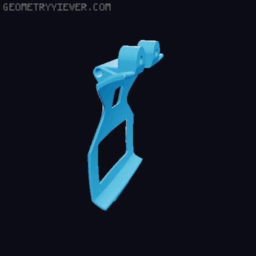 Vex Ergonomic Controller Scuff Upgrade (8 buttons) 3D model thumbnail