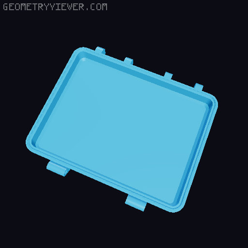 Rugged Battery Box 3D model thumbnail