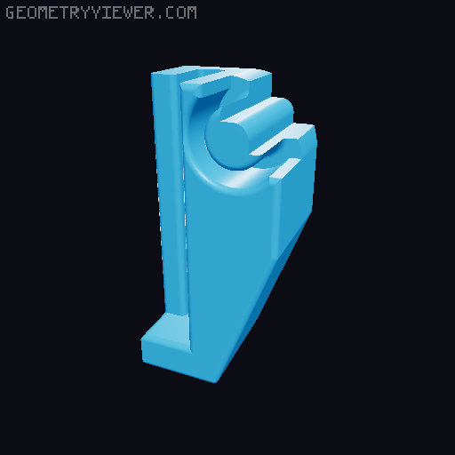 "Slack Lack" Enclosure for 2mm glass 3D model thumbnail