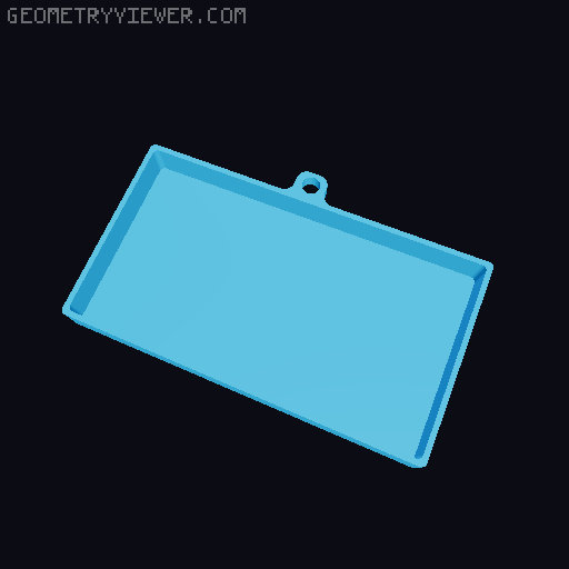 Kyosho DBX cover for battery/radio tray 3D model thumbnail