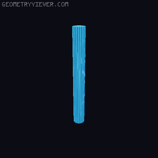 Basic Ionic Column 3D model thumbnail