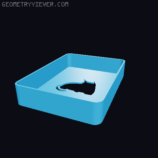exploding kittens 2 player box 3D model thumbnail