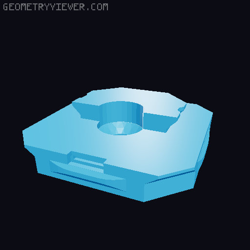openConnect Wall Mounts for openGrid 3D model thumbnail