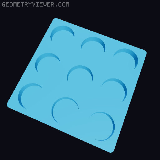 Gridfinity NUUN Tube Storage 3D model thumbnail