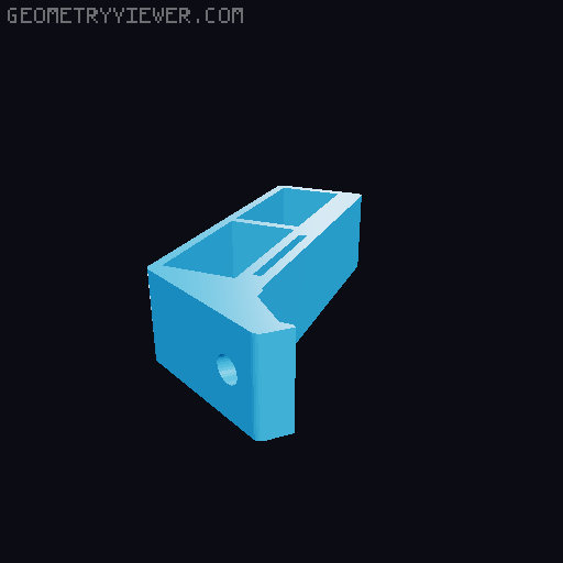 Flex Stack Pack Double Level & Framing Square Holder 3D model thumbnail