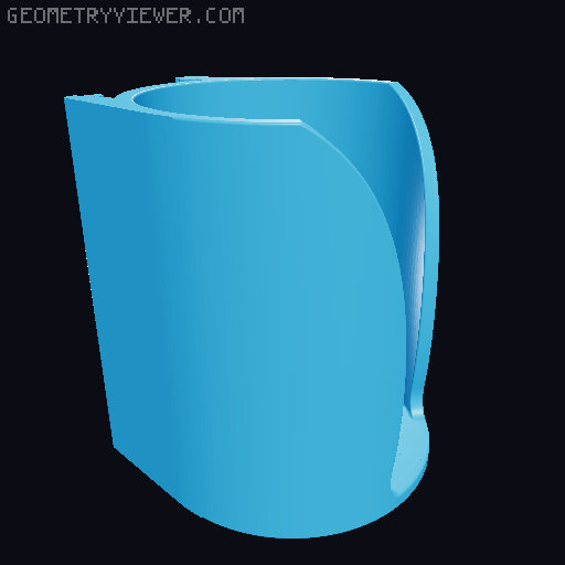 Laptop saver for the canned beverage drinkers 3D model thumbnail
