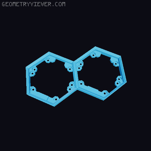 Hextraction Fancy Game Board Remix 3D model thumbnail