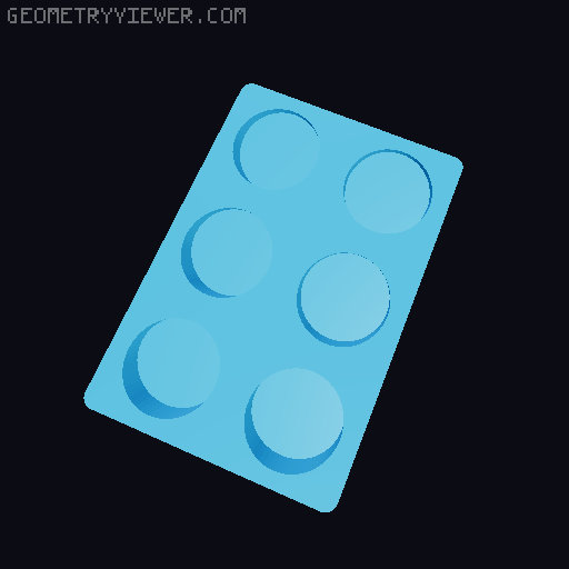 Gridfinity NUUN Tube Storage 3D model thumbnail