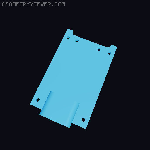 STEP Dummy for 18650 holder 3D model thumbnail