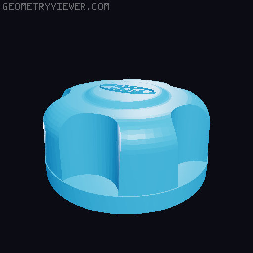 Ford Ranger Wheel - 1/10th Scale 3D model thumbnail