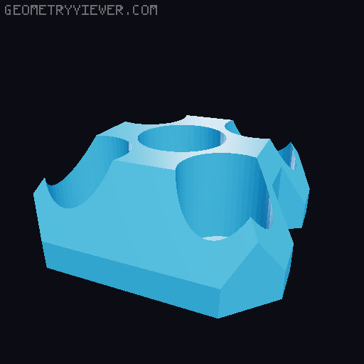 GEPRC Pulsar LR 10 3D Printed Parts 3D model thumbnail