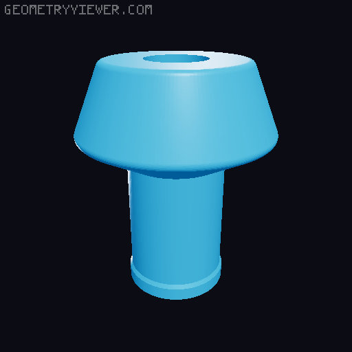 Universal Centering Cone Axles and Nuts for Bambu Lab Filament Spool Switcher & Winder 3D model thumbnail