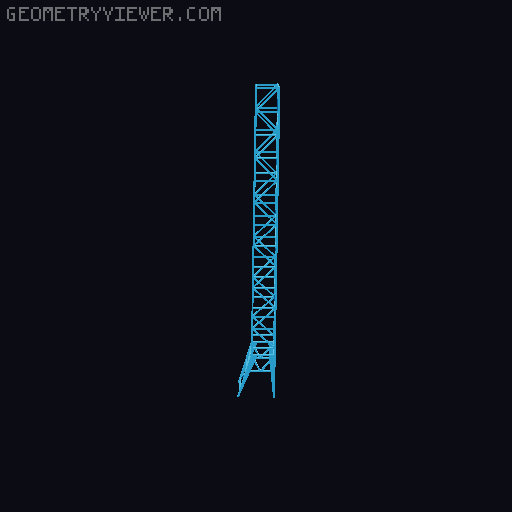 Gantry Crane / Shipyard Crane 3D model thumbnail