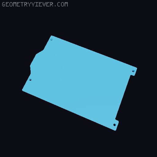 Jonsbo N6 Air Vent Blockers 3D model thumbnail