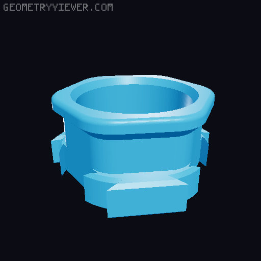 Expandable Small Bottle Tray 3D model thumbnail