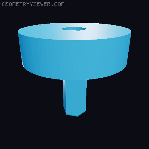 Another Pastamatic Motor Mount 3D model thumbnail