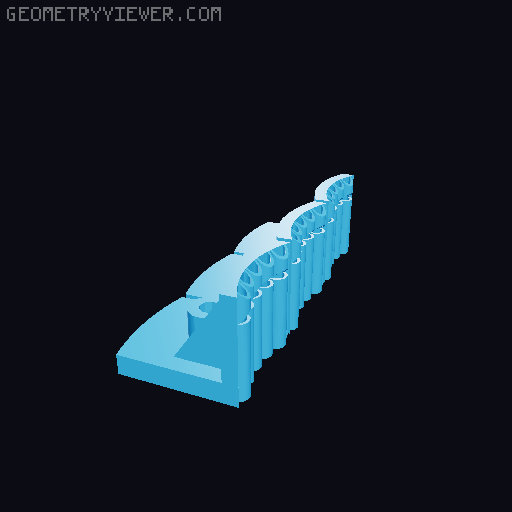 Eyepiece quick clamp 3D model thumbnail