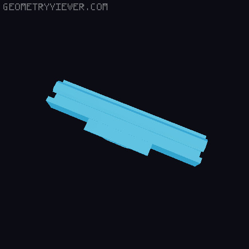 Cardassian Airlock- Star Trek DS9 3D model thumbnail