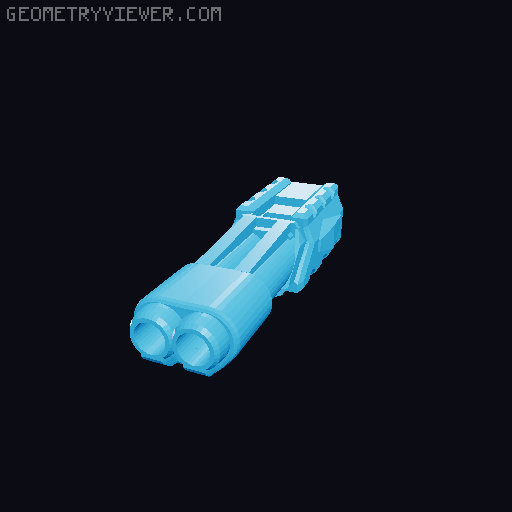 All Terrain Assault Benchy - Blaster Pack! 3D model thumbnail