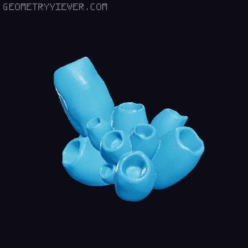 100 Fantasy Plants for Tabletop Base & Terrain Design (Alien Vegetation 61) 3D model thumbnail