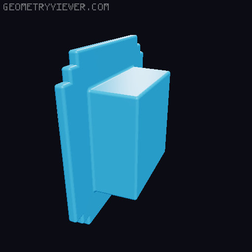 Lego Minecraft Compatible Villager Hats 3D model thumbnail