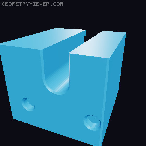 Bento Box Duct for QIDI Plus 4 3D model thumbnail