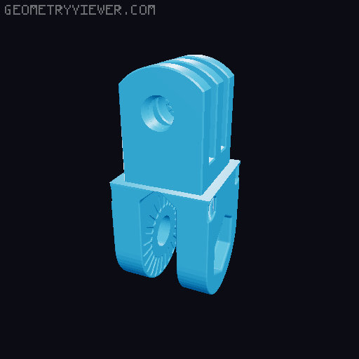 Adapter for Articulating Mount & Arm 3D model thumbnail