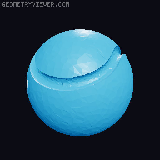 Sports Ball Mega Multi Pack Custom DJ Wormhole Knobs Set - Football Basketball Golf Tennis Baseball and More 3D model thumbnail